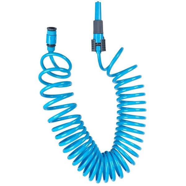 Spiral hageslange 10m - flokefri og selvrullende