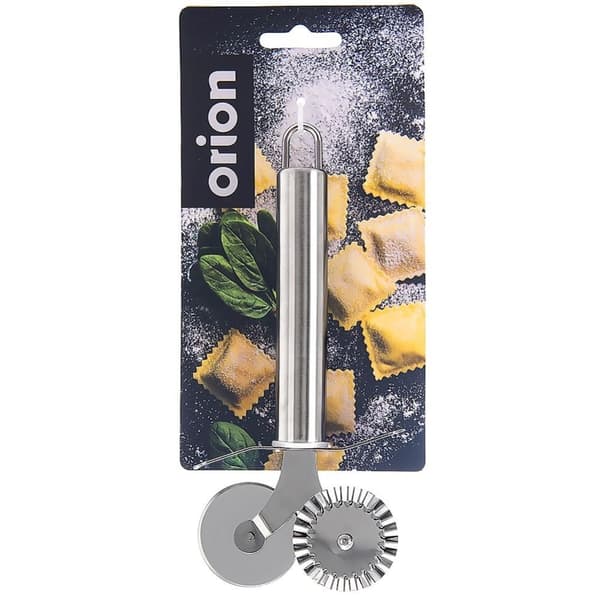 Pasta- och Ravioliverktyg med Släta och Våfflade Stålblad