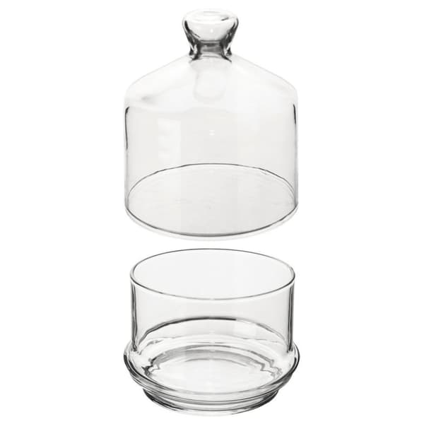Elegant Citronskål med Lock i Genomskinligt Glas