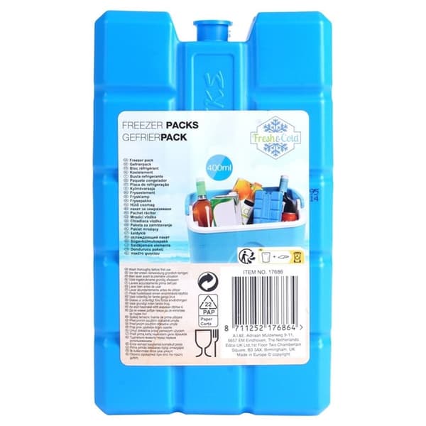 Køleindsats til køletaske - 400 ml, sundhedssikker