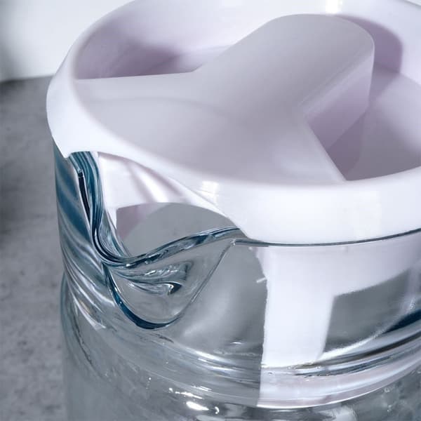 Universal glasskanne med lokk for drikkevarer