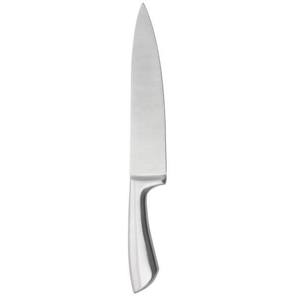 Kokkekniv i rustfritt stål med takket blad