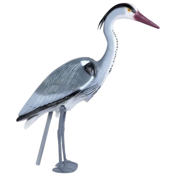 Trädgårdsfigur häger, 72 cm hög, högkvalitativ