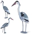 Miniatyrbild 5 av 5: Trädgårdsfigur häger, 72 cm hög, högkvalitativ