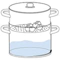 Miniatyrbillede 6 af 7: Dampindsats i rustfrit stål til 24 cm pander