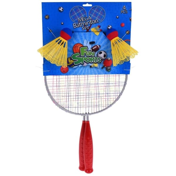 Badmintonsett for 2: Lette racketer og fjerbolle