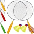 Miniatyrbilde 1 av 9: Badmintonsett for 2: Lette racketer og fjerbolle