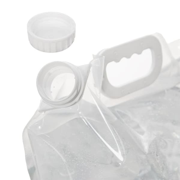 Sammenleggbar vanntank med kran for camping og utflukter