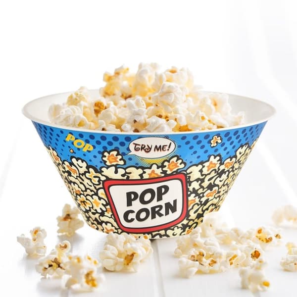 Perfekt skål til popcorn - genanvendelig og høj kvalitet