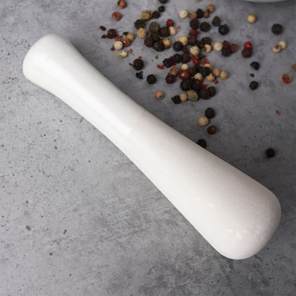 Porcelänsmortel för kryddor, örter och nötter, perfekt för pesto