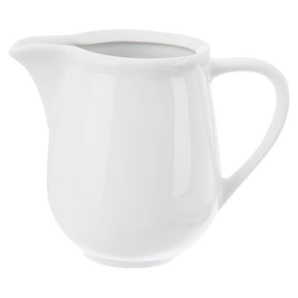 Elegant Porslinskanna med Handtag och Praktiskt Pip