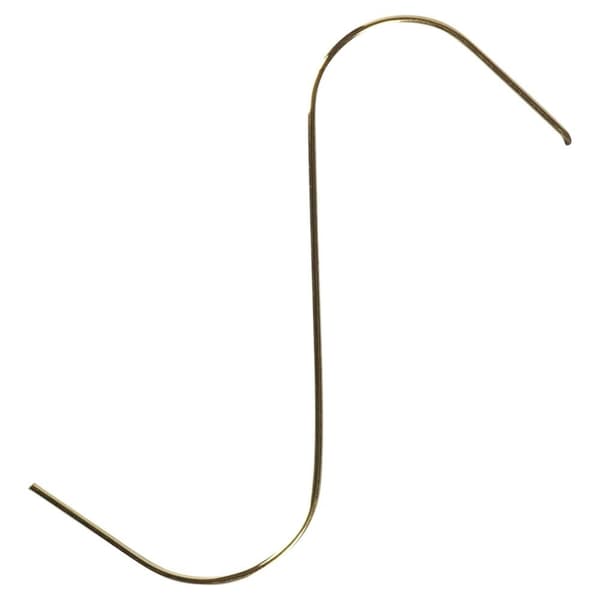 100 guld krokar 4 cm för julgranskulor - enkel upphängning