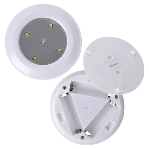 Trådløse LED-lys med fjernbetjening og timer, 3-pak