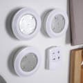 Miniatyrbilde 2 av 9: Trådløse LED-lys med fjernkontroll og timer, 3-pakning