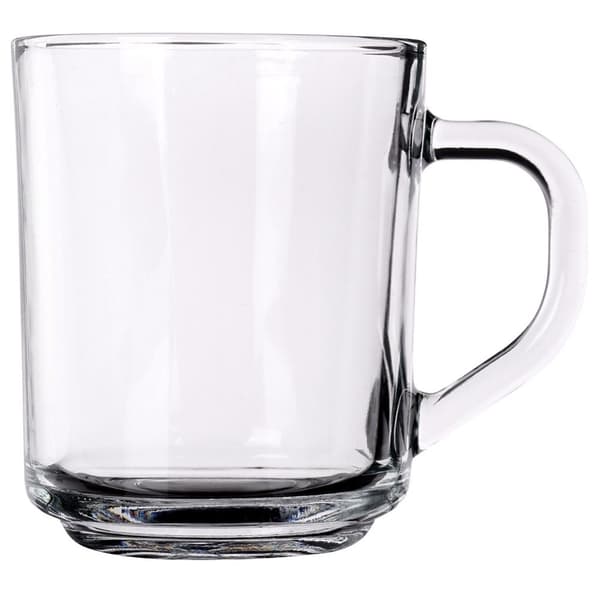 Set med tre glas med handtag - Tjockt glas, mikrovågssäkra