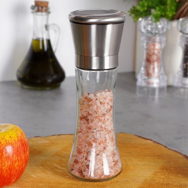 Justerbar håndkvern for pepper og salt