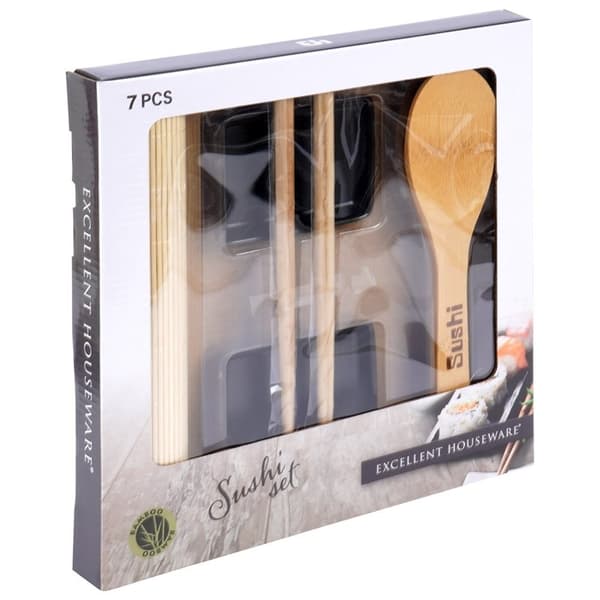 Sushisett for to: 7 tilbehør - Perfekt gaveide