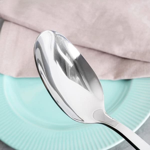 Elegant 18 cm te-sked i rostfritt stål