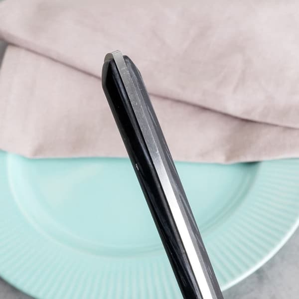 Elegant 18 cm te-sked i rostfritt stål