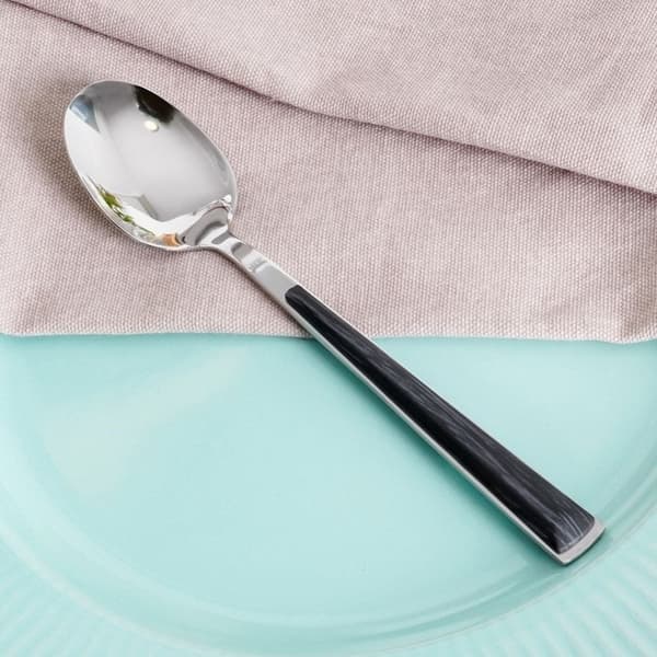 Elegant 18 cm te-sked i rostfritt stål
