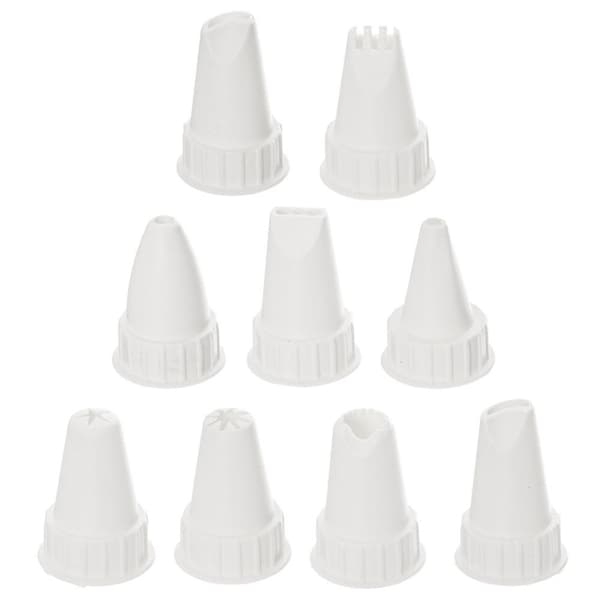 Spray med 9 dyser for dekorering av bakevarer