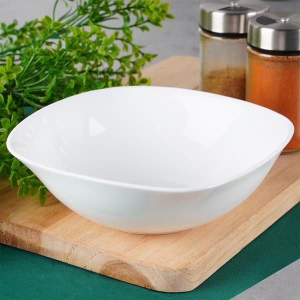 Hvit bolle 400ml - Allsidig, elegant og tåler oppvaskmaskin