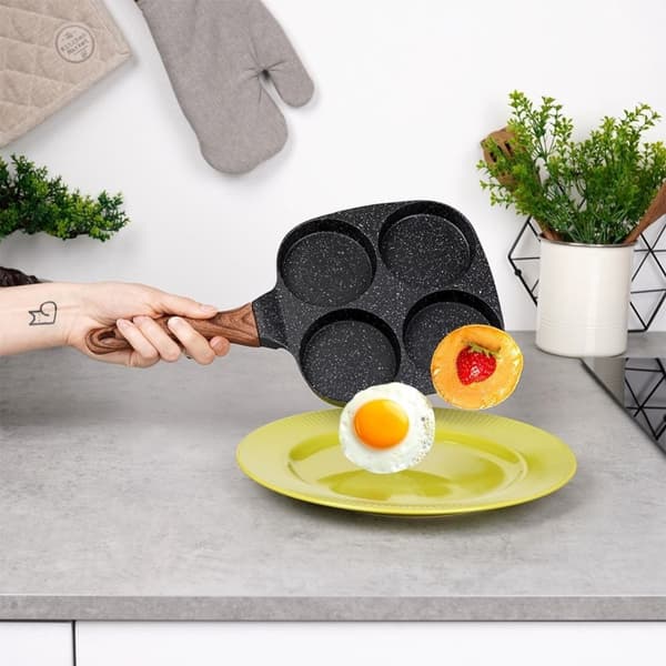 Granitbelagd Non-stick Stekpanna med 4 Fack