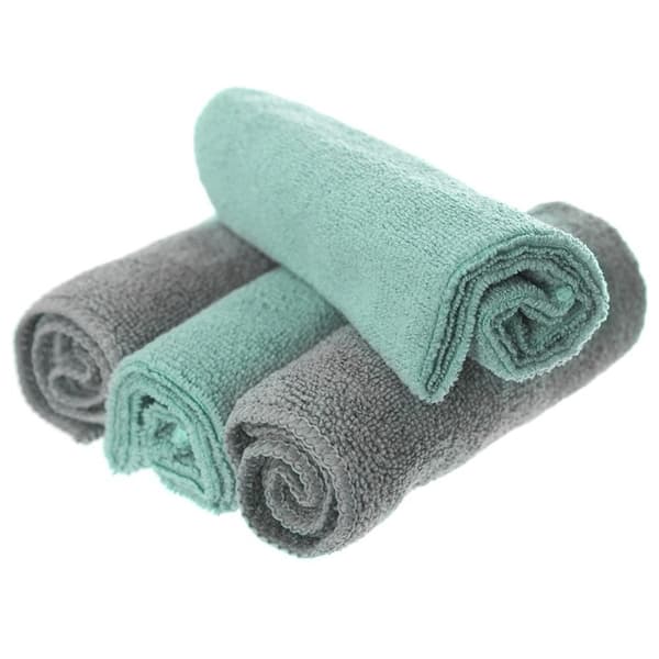 Høyabsorberende kjøkkenhåndklær i mikrofiber, 4-pakning