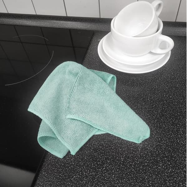 Høyabsorberende kjøkkenhåndklær i mikrofiber, 4-pakning