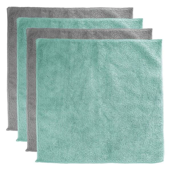 Høyabsorberende kjøkkenhåndklær i mikrofiber, 4-pakning