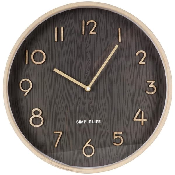 Klassinen seinäkello 38 cm puisella designilla