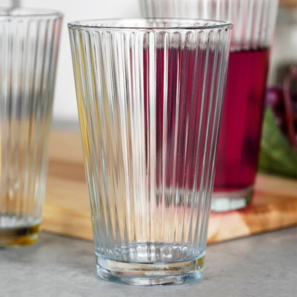 Tre höga glas 270 ml - tjockt, genomskinligt glas