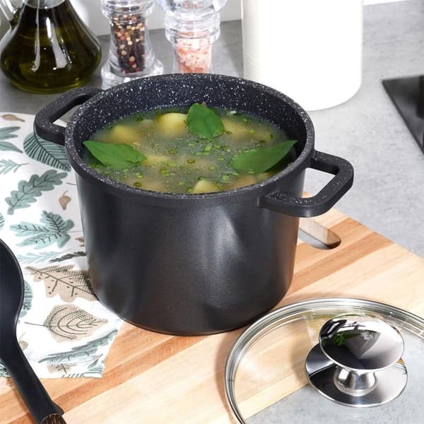Høj pande med non-stick belægning