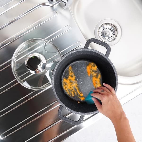 Høj pande med non-stick belægning