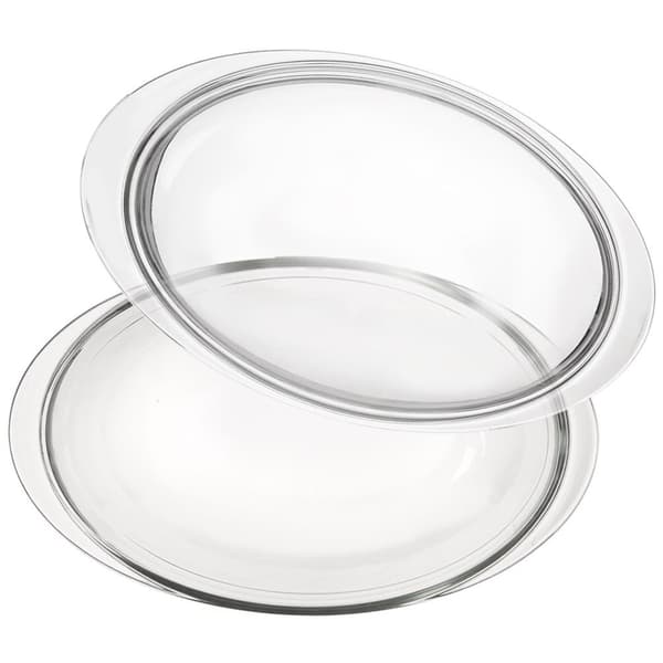 Oval ildfast glassform med lokk for baking og grateng