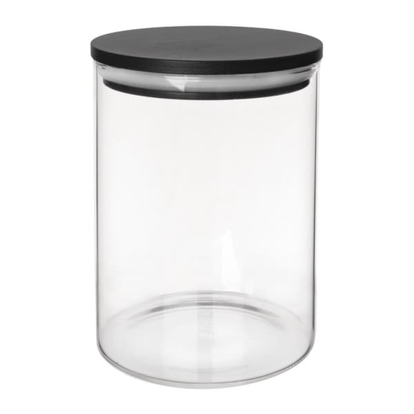 Förvaringsburk i Glas med Lufttätt Bambulock