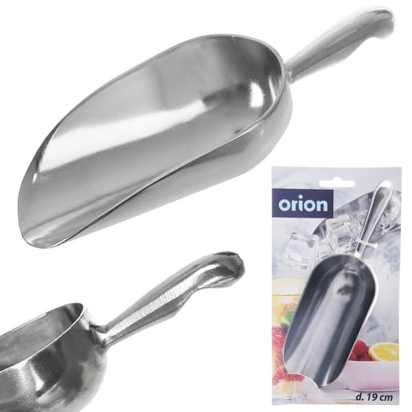 Aluminiumskopa för LivsmedelDenna skopa är tillverkad helt i aluminium och är idealisk för att hantera olika livsmedelsprodukter. Perfekt för att skop