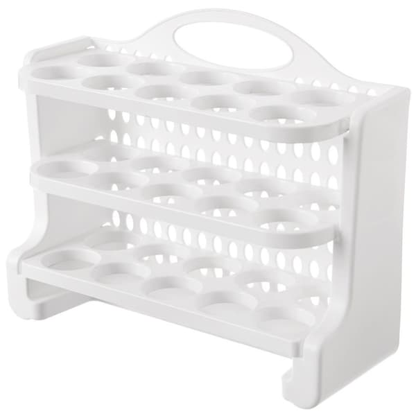 Eggoppbevaring for kjøleskap - 30 egg, tre nivåer