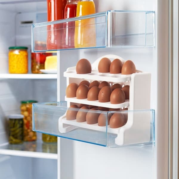 Eggoppbevaring for kjøleskap - 30 egg, tre nivåer