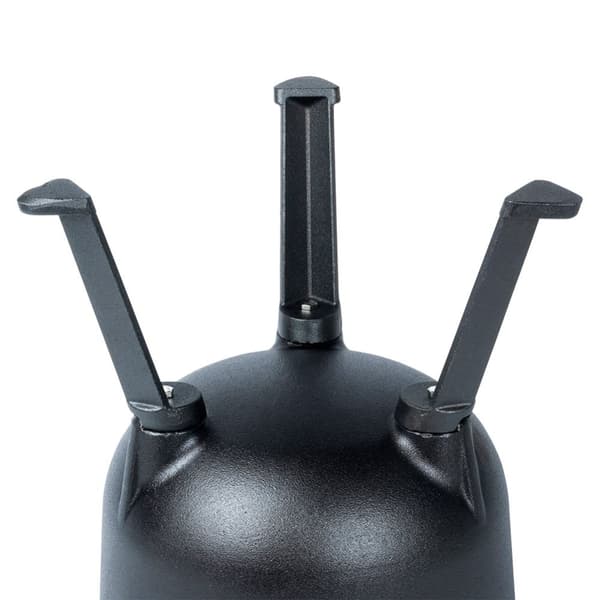 Gjutjärnsgryta med lock och ben, 8 liter