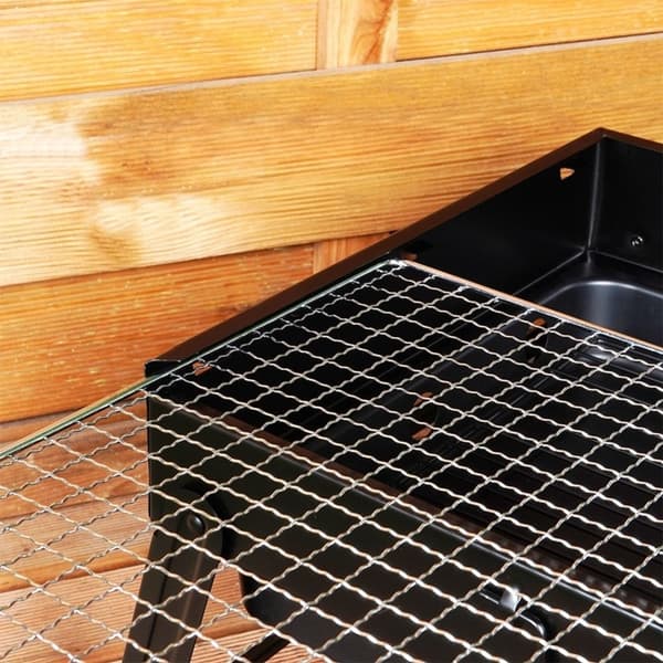 Sammenleggbar kullgrill for hjem og utflukter