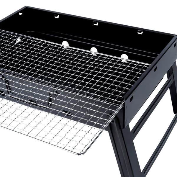 Sammenleggbar kullgrill for hjem og utflukter