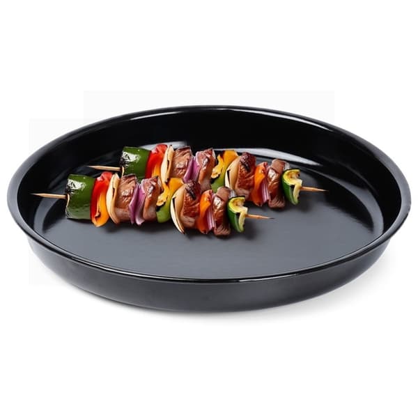 Rund stålgrillplåt med non-stick för grill och ugn