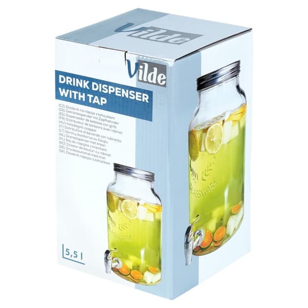 Drikkebeholder med kran - Perfekt for Lemonade og bål