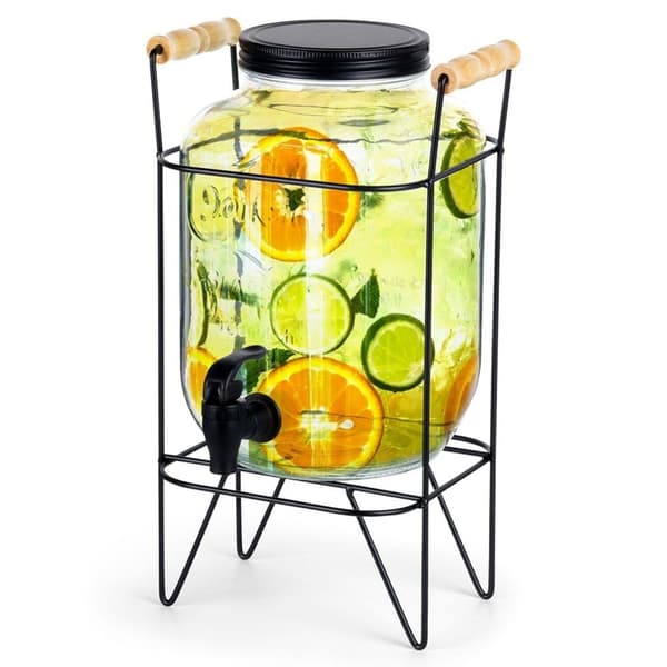 Kannen purkki, hana ja teline - Täydellinen limonadiin