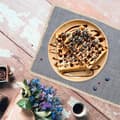 Miniatyrbilde 2 av 4: Rektangulær kjøkkenmatte i polyesterfiber med elegant kant