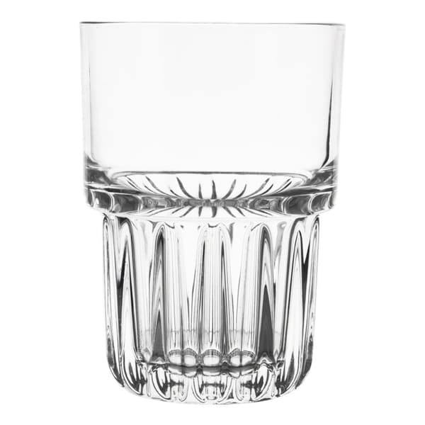 Tykt glas 320 ml med rillet bund til drikkevarer