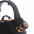 Miniatyrbilde 5 av 8: Svart plystrekjele i rustfritt stål for induksjonstopper