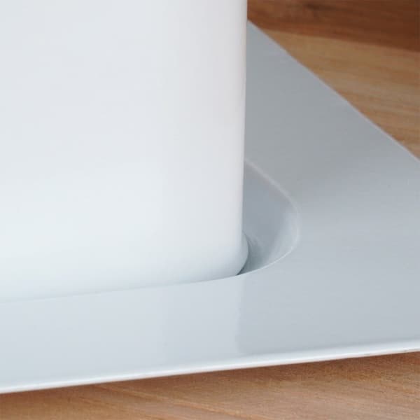 White Steel Butter Changer - Klassisk oppbevaring og servering