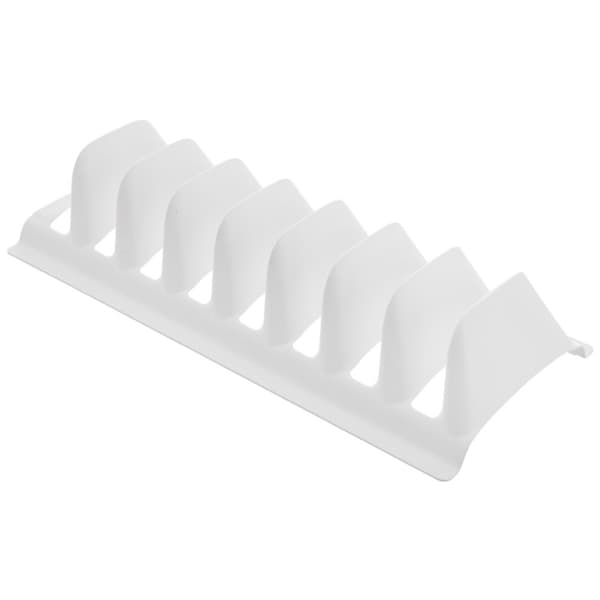Plastplateholder for enkel oppbevaring av 8 tallerkener